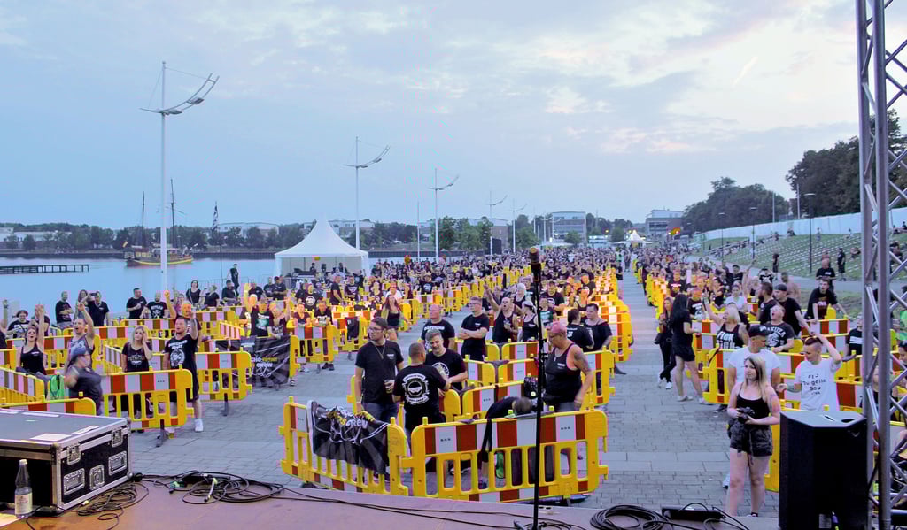 Insgesamt 1.600 Fans besuchten an zwei Tagen das „Hafen & Herz“-Festival im letzten Jahr. Die Sperrgitter gibt es dieses Mal nicht