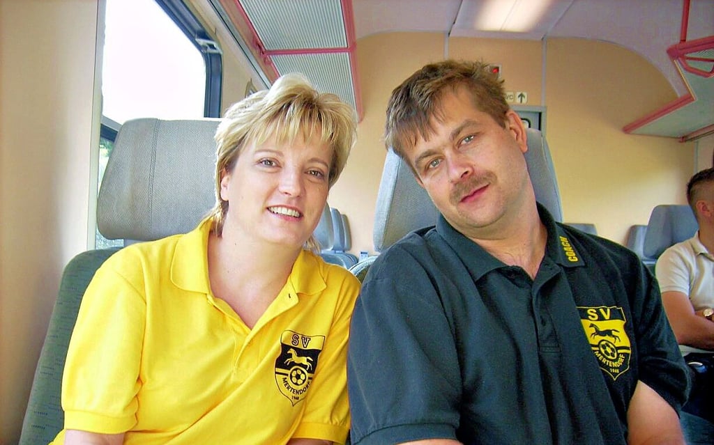 Krista Schimpfermann, hier mit ihrem Ehemann Frank, hat die siebente Runde des EM-Tippspiels unserer Zeitung gewonnen.