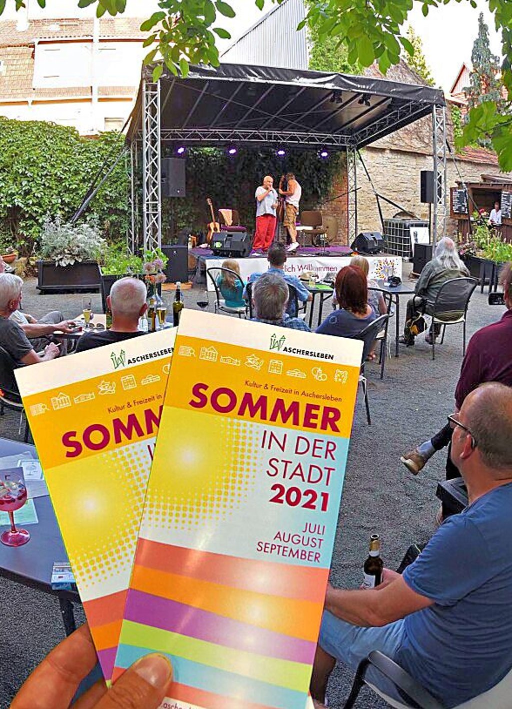 Der Flyer zum Sommer in Aschersleben