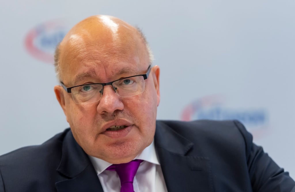 Bundeswirtschaftsminister Peter Altmaier (CDU) spricht.
