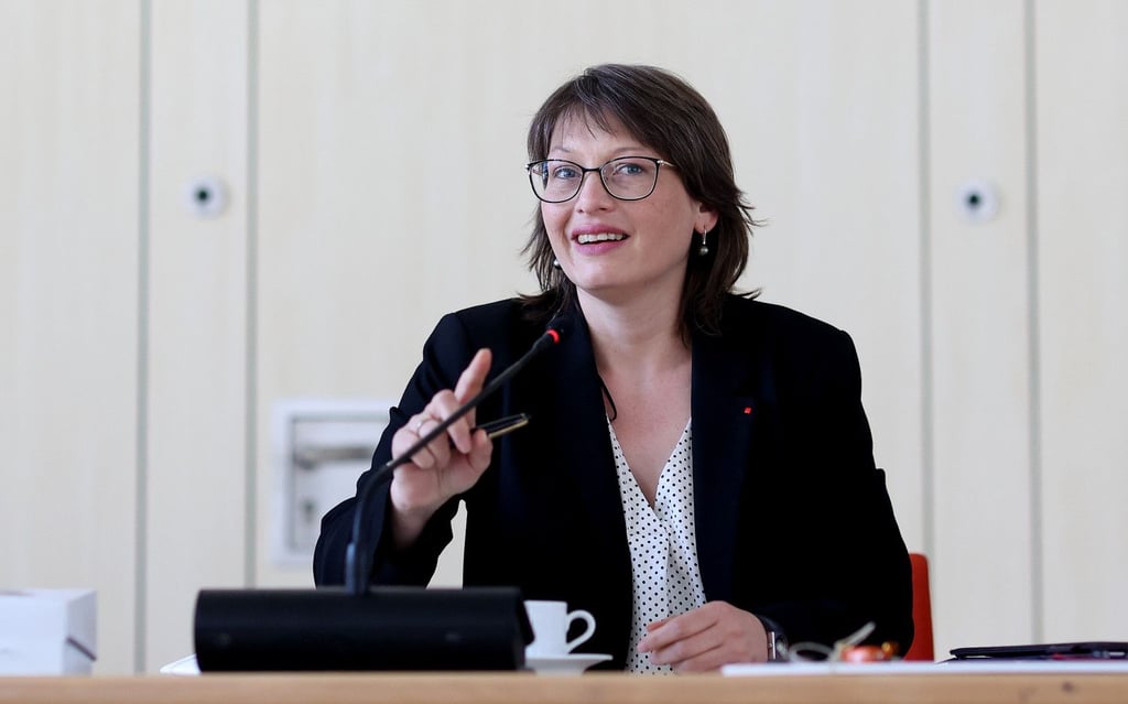 SPD-Fraktionsvorsitzende Katja Pähle in Magdeburg.