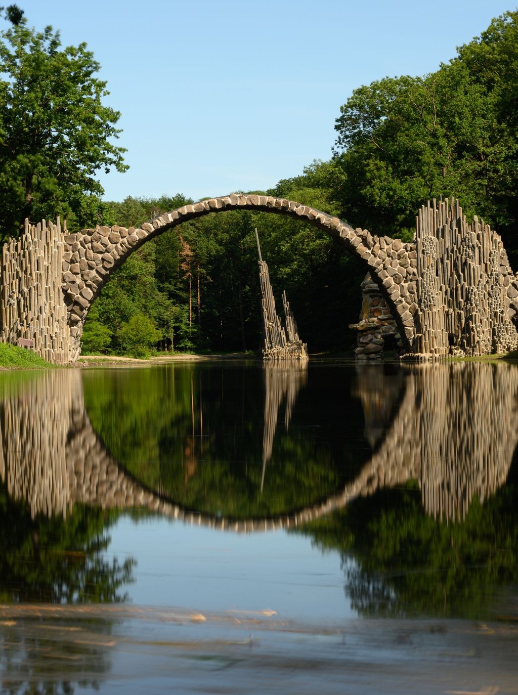 Die Rakotzbrücke.