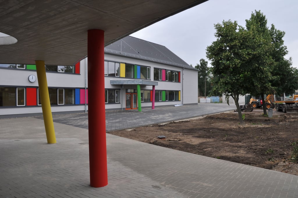 Die Grundschule Welsleben: Die Sanierung ist fast abgeschlossen. 