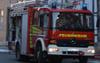 Feuerwehreinsatz in Halberstadt. 