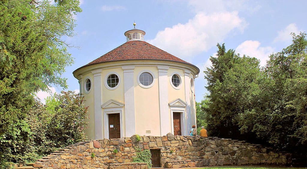 Die Synagoge am Rande des  Wörlitzer Parks