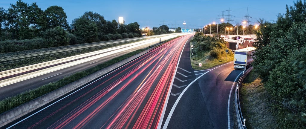 Autobahn Abzweig