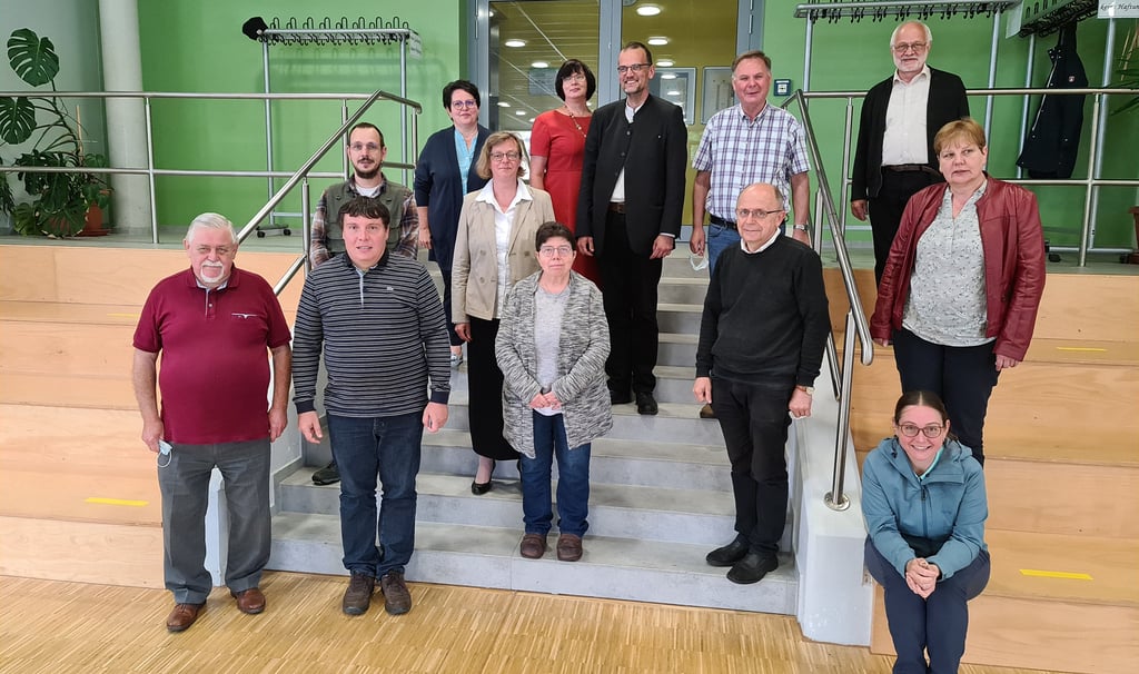 Bei der Kreissynode in der Aula der Clausewitz-Sekundarschule wurde der Kreiskirchenrat in sein Amt eingeführt.