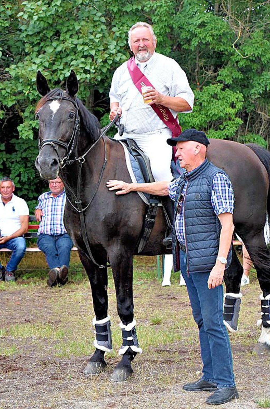 Vereinschef Wolfgang Schoenebaum (l.) und der ehemalige Ortschef Dietmar Schrader sind Aktivisten der ersten Stunde.