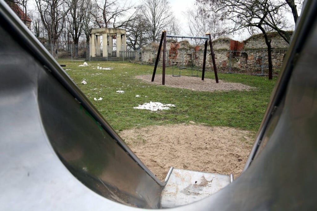 Der Spielplatz auf dem Goetheplatz in Nienburg wird umgestaltet.