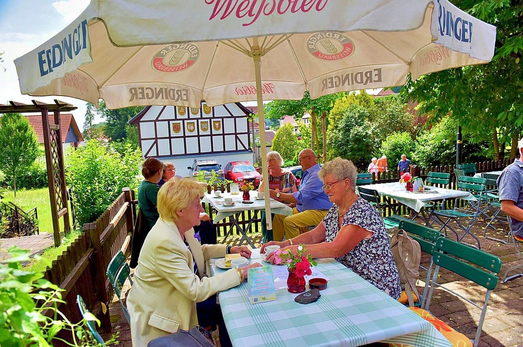 Sonntags öffnet der Café-Garten von 14 bis 18 Uhr.