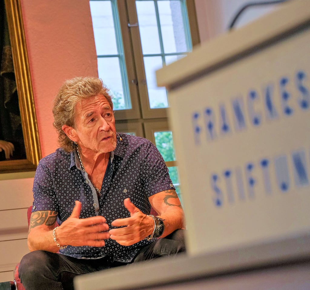 Musiker Peter Maffay in den Franckeschen Stiftungen: Deutschland ist ein tolles, geniales Land.