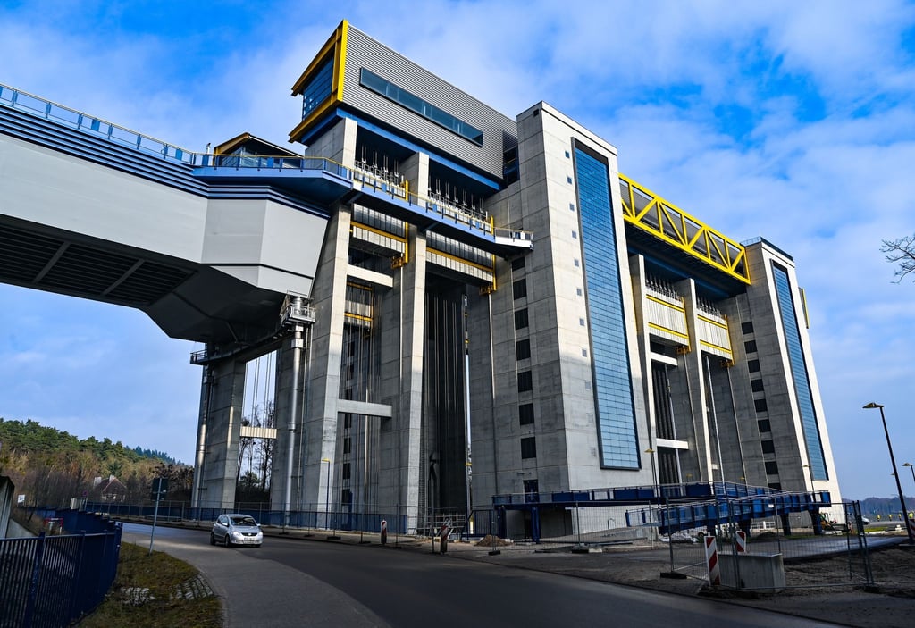 Das Schiffshebewerk in Niederfinow.