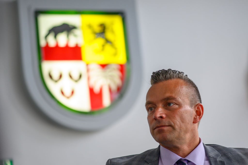 Andy Grabner (CDU), Landrat des Landkreises Anhalt-Bitterfeld.