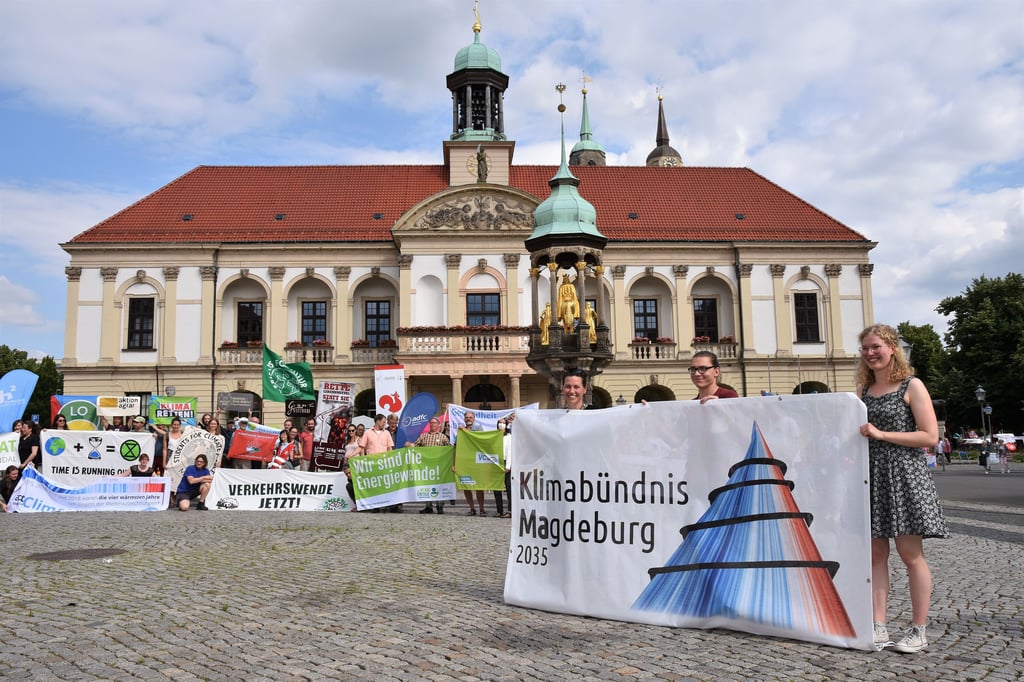 Der Zusammenschluss von zivilgesellschafttlichen Initiativen will sicherstellen, dass Magdeburg bis 2035 tatsächlich klimaneutral ist.