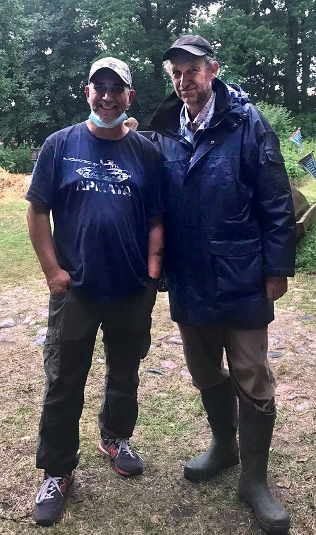 Steffen Thiele lernte Hauptdarsteller Peter Heinrich Brix bei den Dreharbeiten kennen.
