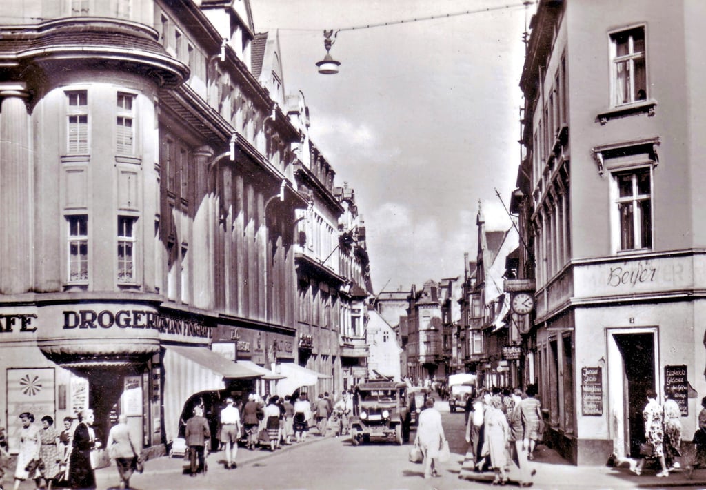 So sah es 1957 in der Innenstadt aus.