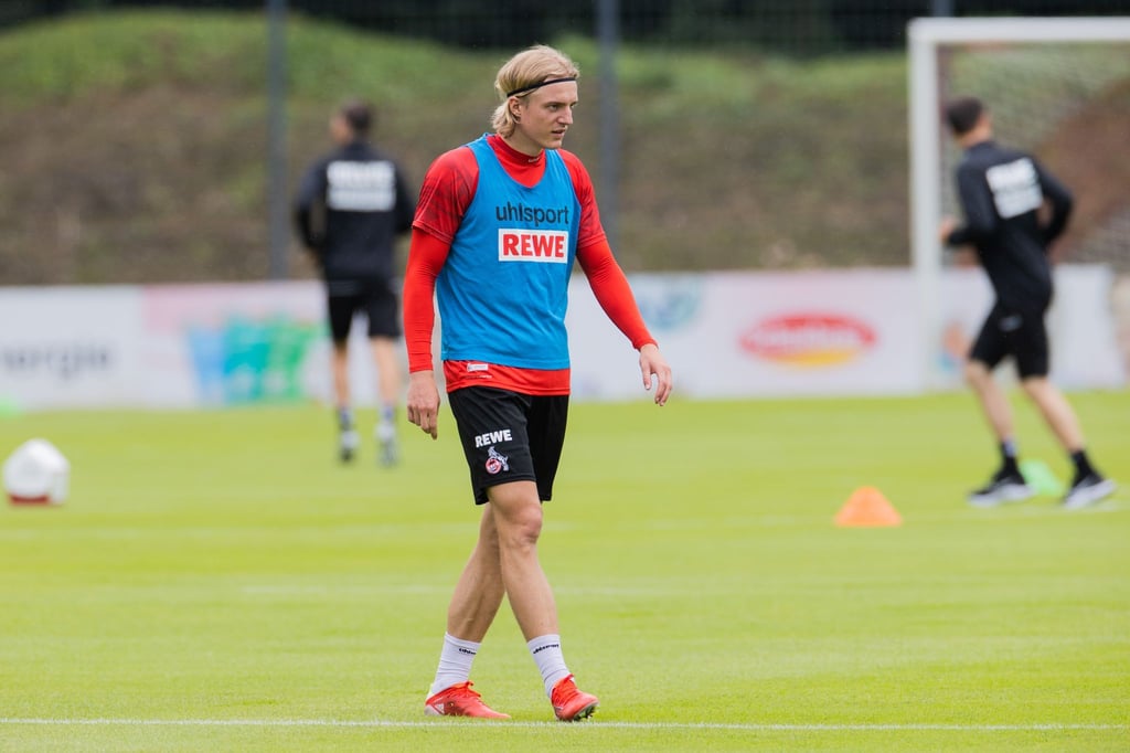 Sebastiaan Bornauw beim ersten Training.