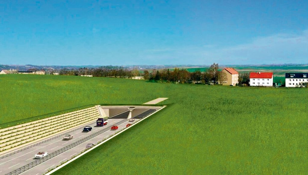 Lärmschutztunnel für A143