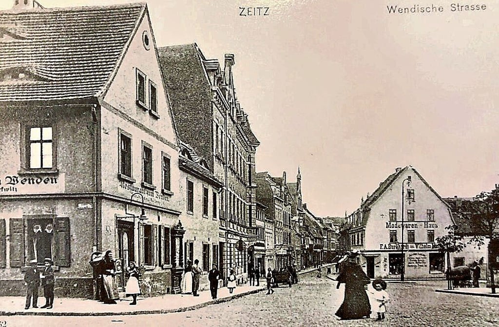 Das war der Blick in die Wendische Straße vor 100 Jahren.