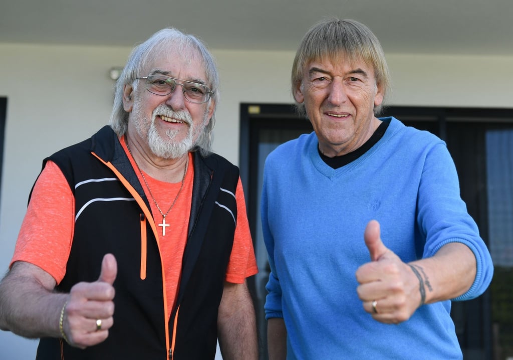 Die Brüder Bernd (r) und Karl-Heinz Ulrich, alias Die Amigos, setzten auf „Freiheit“.