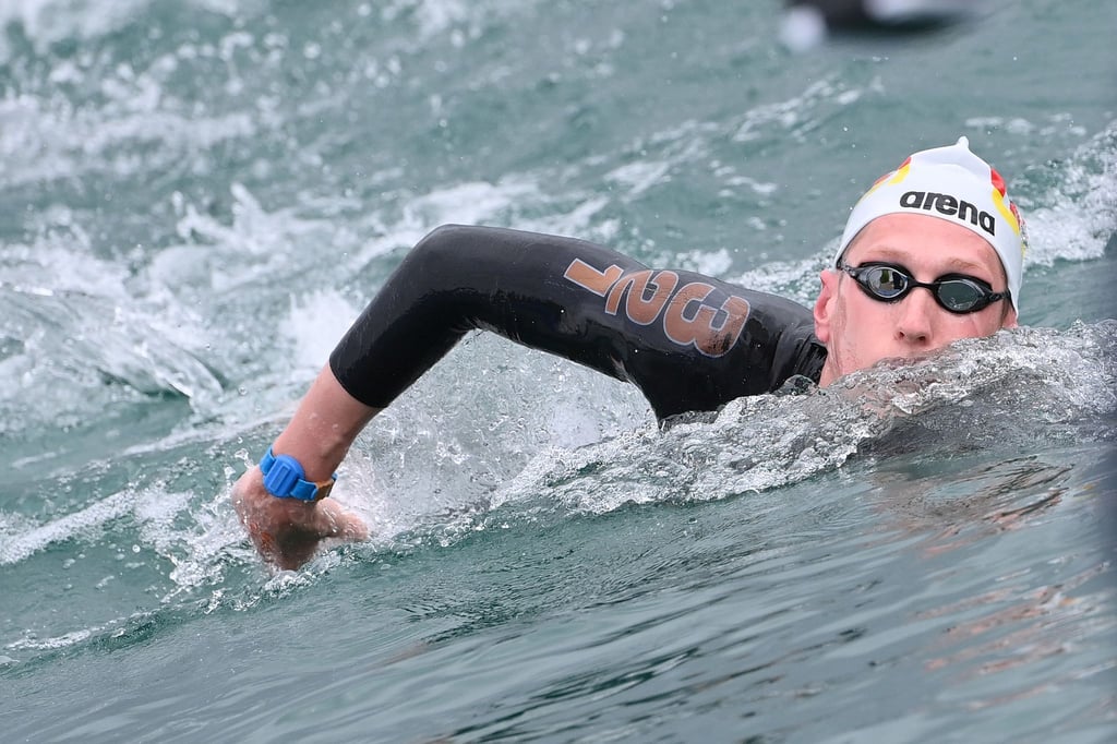 Schwimmer Florian Wellbrock in Aktion.