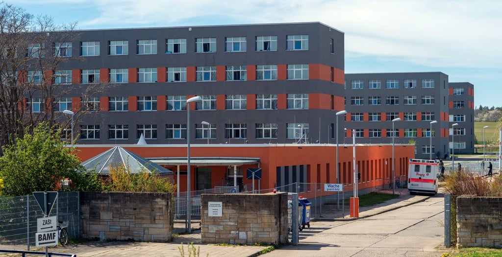 Das Gelände der Zentralen Anlaufstelle für Asylbewerber (Zast).