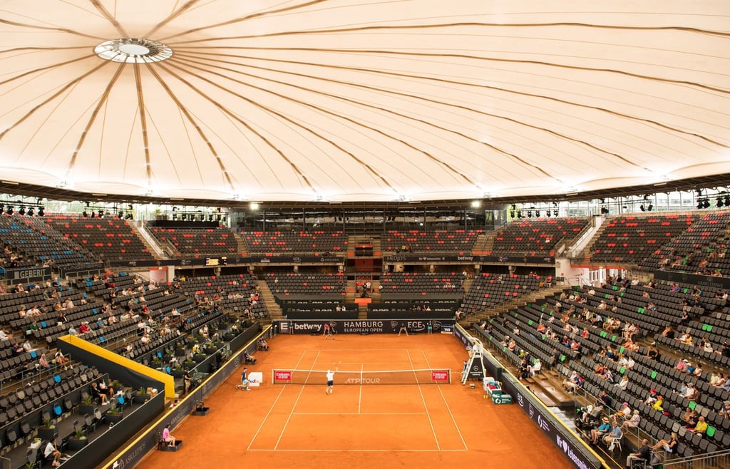 Blick auf den Center Court.