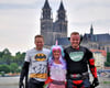 Christian Schlotfeldt (links), Ulrike Müller und Frank Meyer hoffen, möglichst viele Gleichgesinnte beim Benefiz-Heldenlauf ?Cosplay Charity Run" mobilieren zu können.