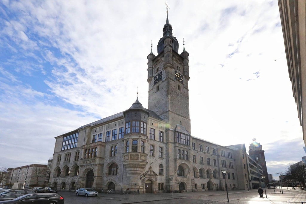 Das Rathaus in Dessau