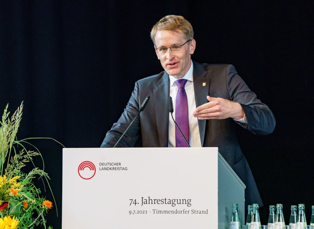 Daniel Günther (CDU), Ministerpräsident des Landes Schleswig-Holstein.