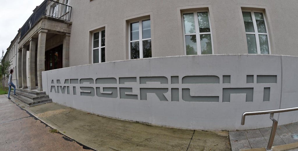 Blick auf das Gebäude des Amtsgerichts in Aschersleben