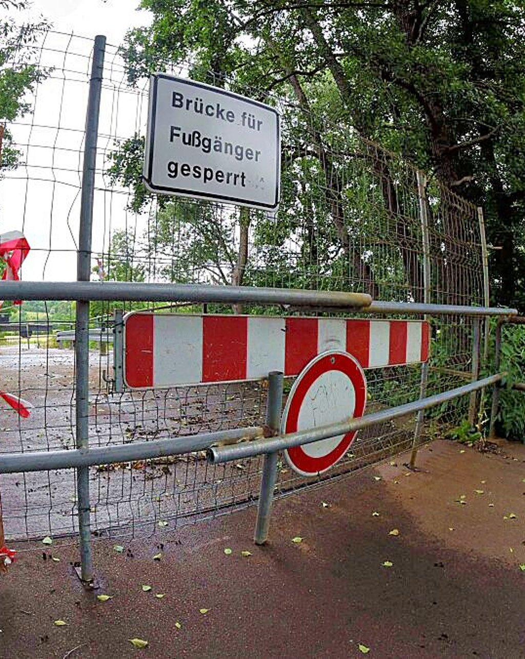 Die Wipperbrücke in Drohndorf wurde 2020 gesperrt.