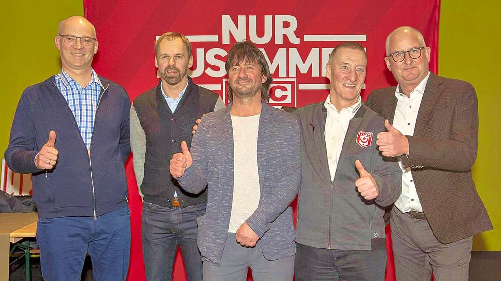 Der aktuelle Vorstand nach der Wahl 2019: Jürgen Fox, Oliver Kühr, Steffen Kluge, Lutz Preußler und Jens Rauschenbach (v.l.).