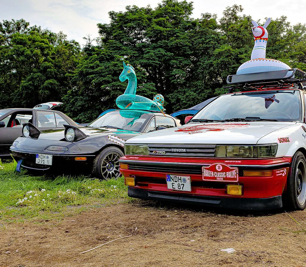 Japanische Autos in Bergwitz