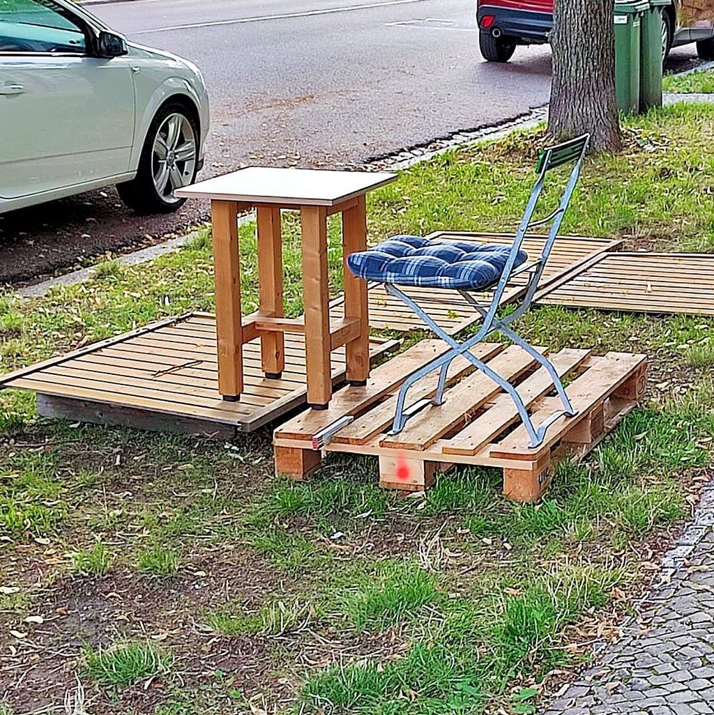 Der Versuch, die Freisitze nach Vorschrift zu bauen