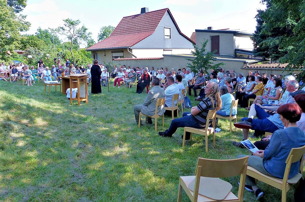 Am letzten Gottesdienst nahmen viele Gemeindeglieder teil.
