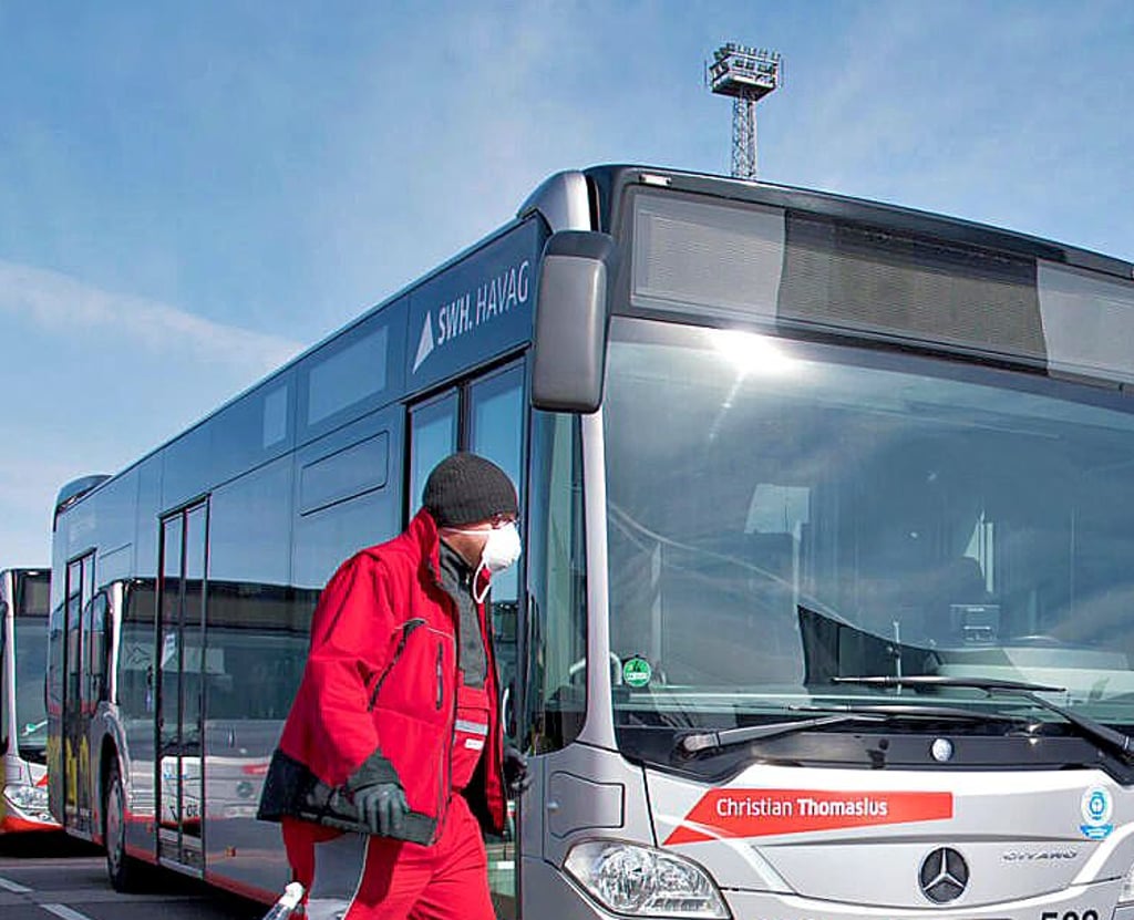 Mit dem Bus geht es nur noch über einen Umweg nach Halle.