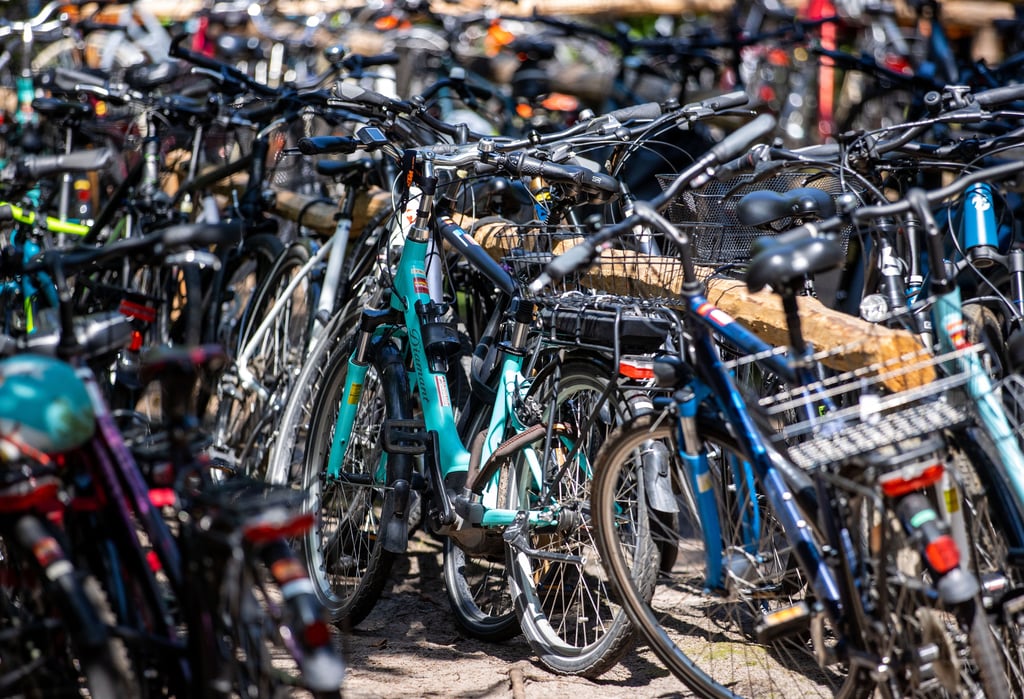 Fahrräder werden gesegnet