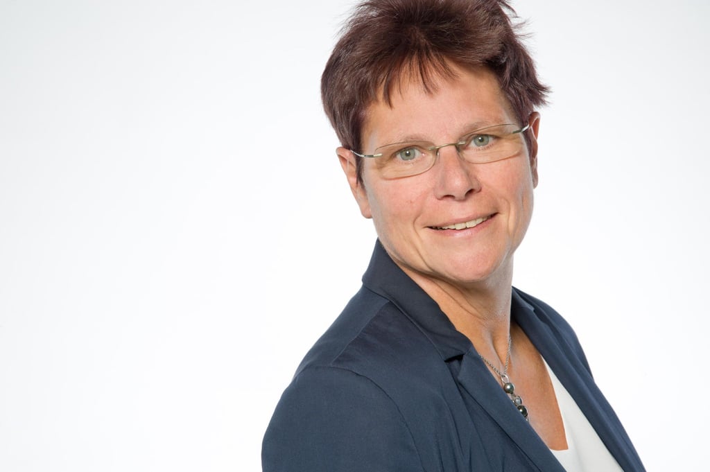 Die thüringische Landtagsabgeordnete Ute Bergner in Erfurt.