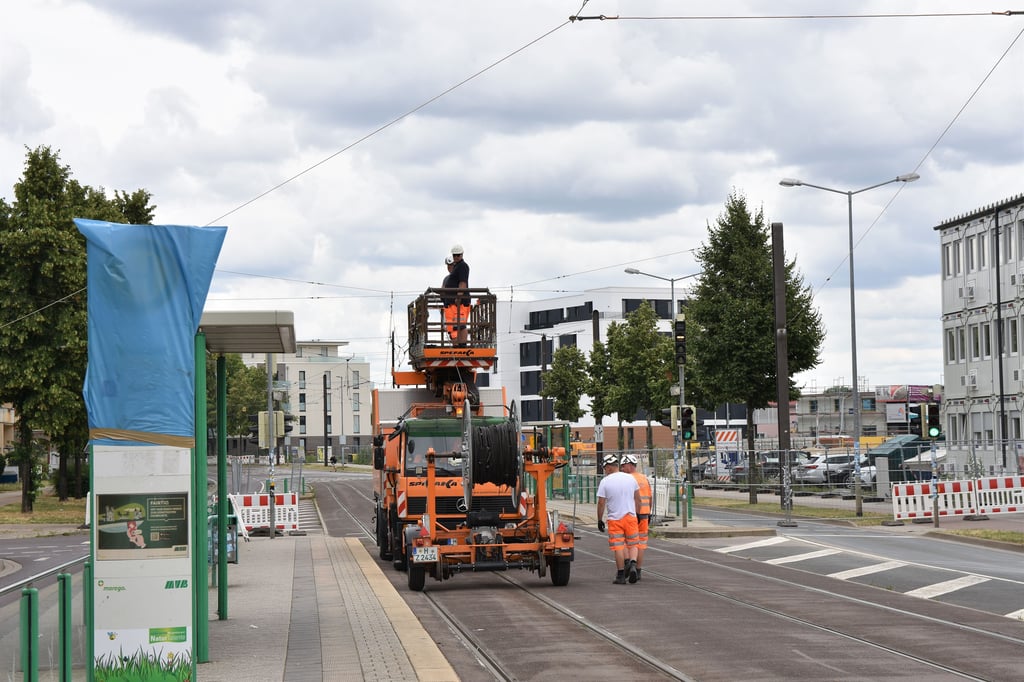 Seit 4. Juli wird die Haltestelle Heumarkt in Magdeburg nicht mehr bedient.