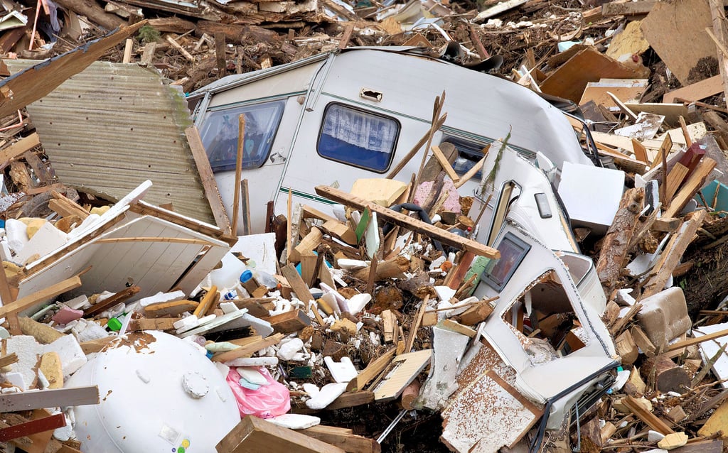 Das Unwetter hat wie hier in Rheinland-Pfalz nicht nur über 100 Menschenleben gekostet, sondern auch immense Zerstörung angerichtet.