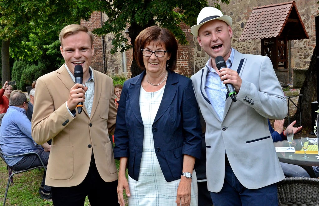 Die ehemaligen Francisceer Martin Zimmermann (l.) und Nils Benkwitz überbringen musikalische Tipps für den (Un)Ruhestand.