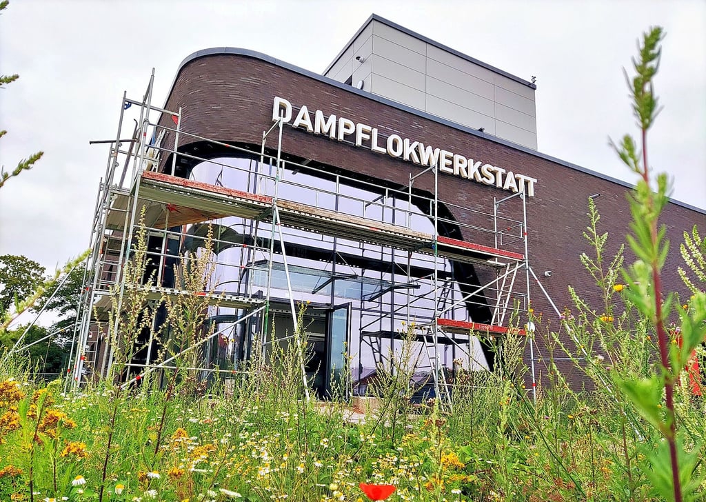 Auf dem Gelände der gläsernen Dampflokwerkstatt soll eine Eisenbahn-Lern- und Erlebniswelt entstehen.