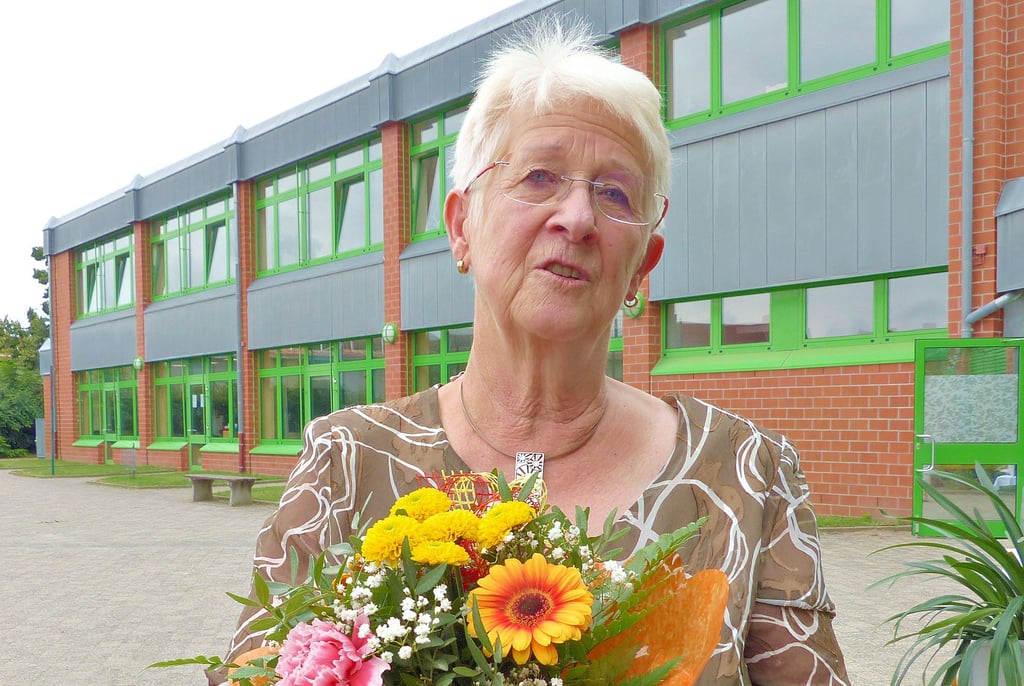 Ursel Schmidt, Leiterin der Grundschule Sandersdorf, ist nun im Ruhestand.