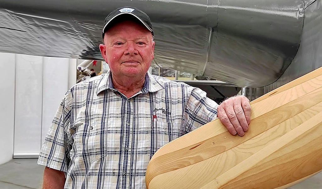 Roland Bissot im Technikmuseum „Hugo Junkers“