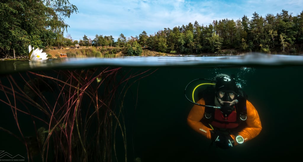 Im Süplinger Canyon können spannende Objekte und sogar Süßwasserquallen von Tauchern entdeckt werden.