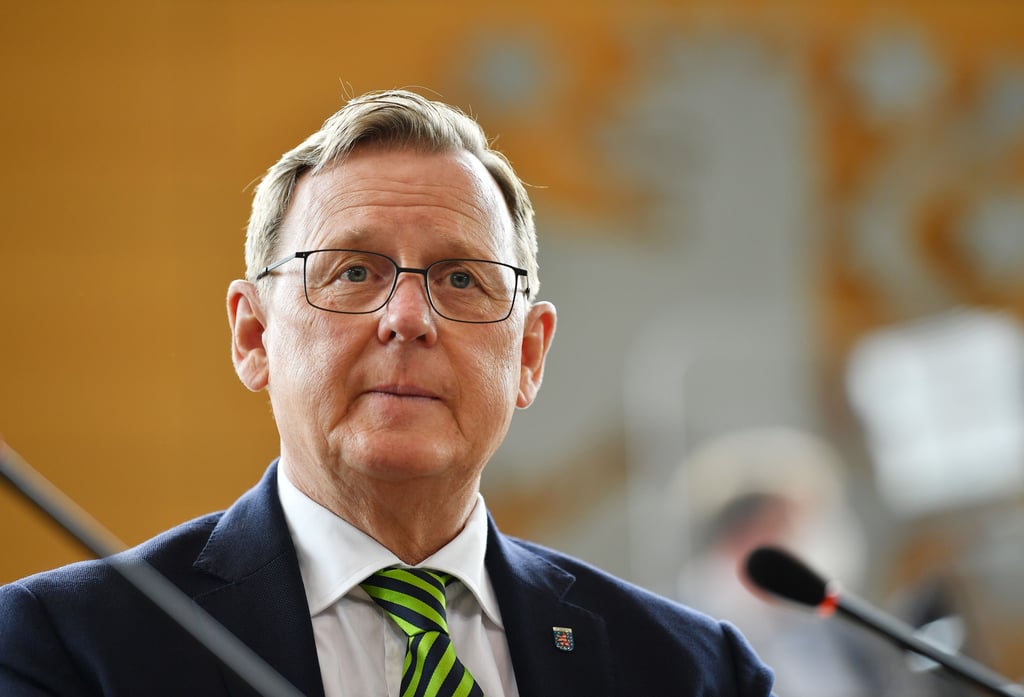 Thüringens Ministerpräsident Bodo Ramelow (Linke) bleibt weiter im Amt.
