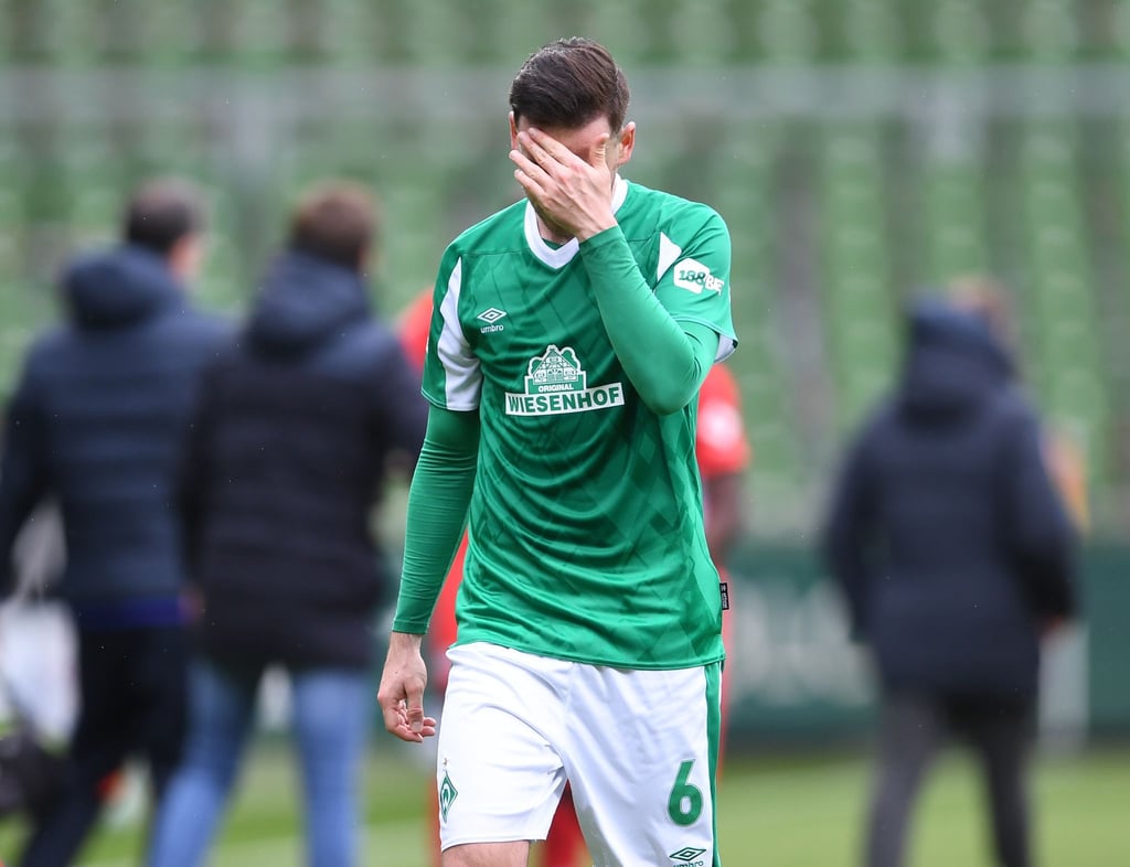 Kevin Möhwald auf dem Spielfeld.