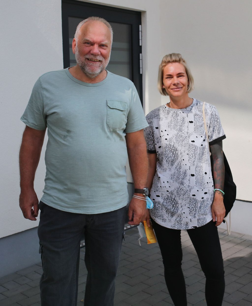 Dieter Zander und Sabine Nitsche nahmen die Wartezeit in Kauf. Diese betrug bis zu zwei Stunden.