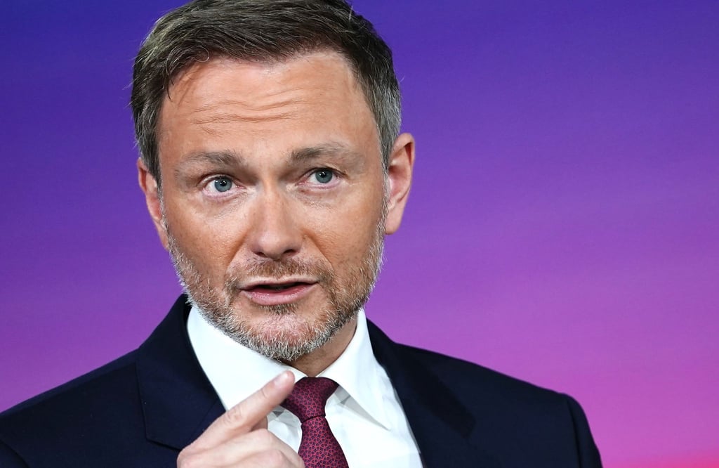Christian Lindner, Fraktionsvorsitzender und Parteivorsitzender der FDP, spricht beim Bundesparteitag der FDP.